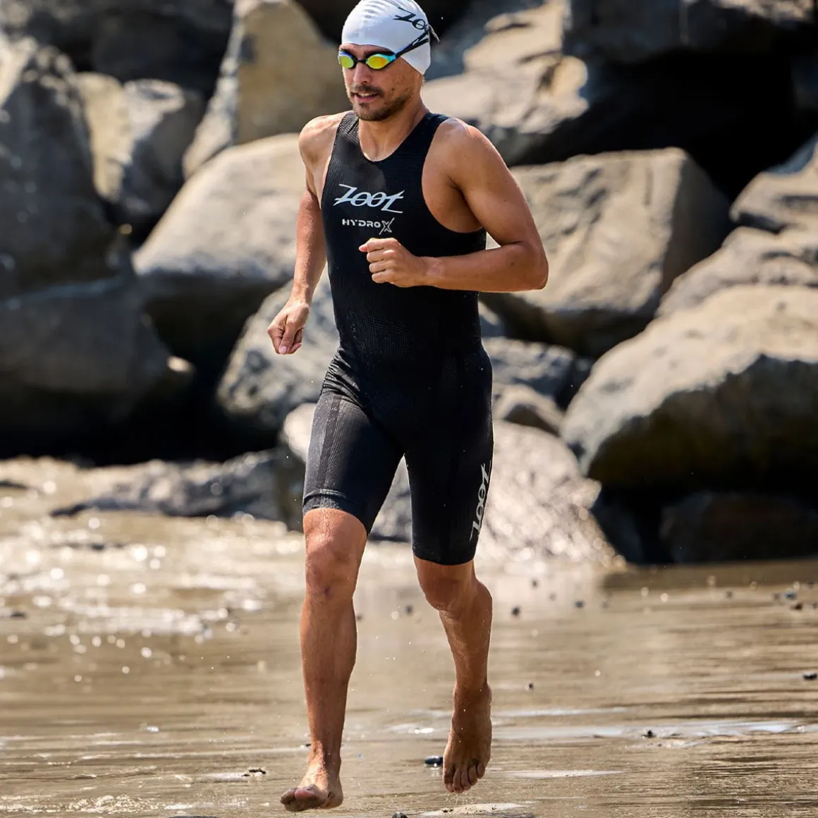 Men's Ultra HydroX Swimskin - Black