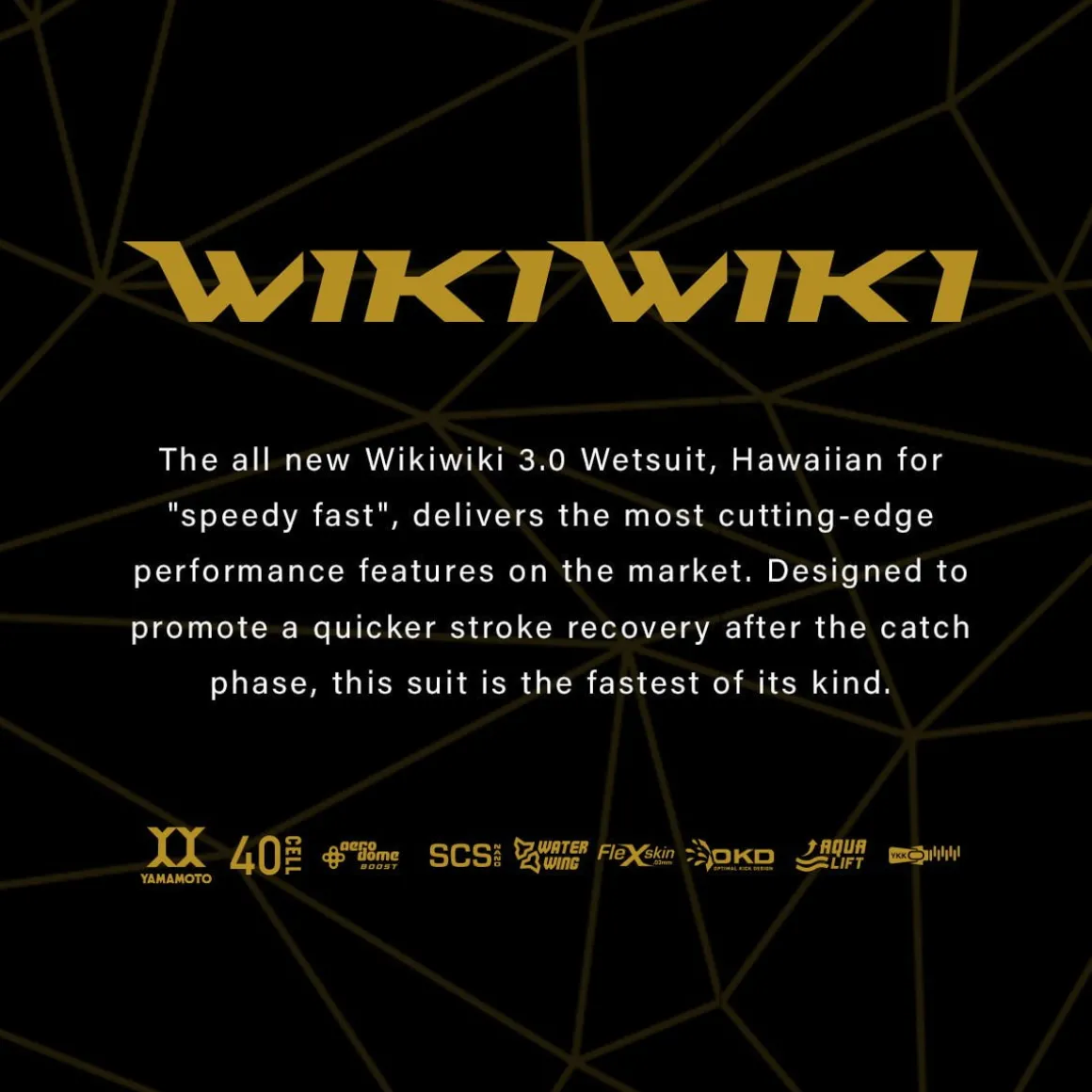 Men's Wikiwiki 3.0 Wetsuit - Gold