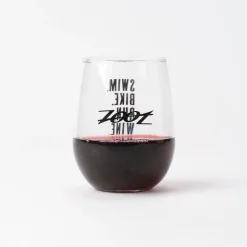 Swim Bike Run Wine - Glass