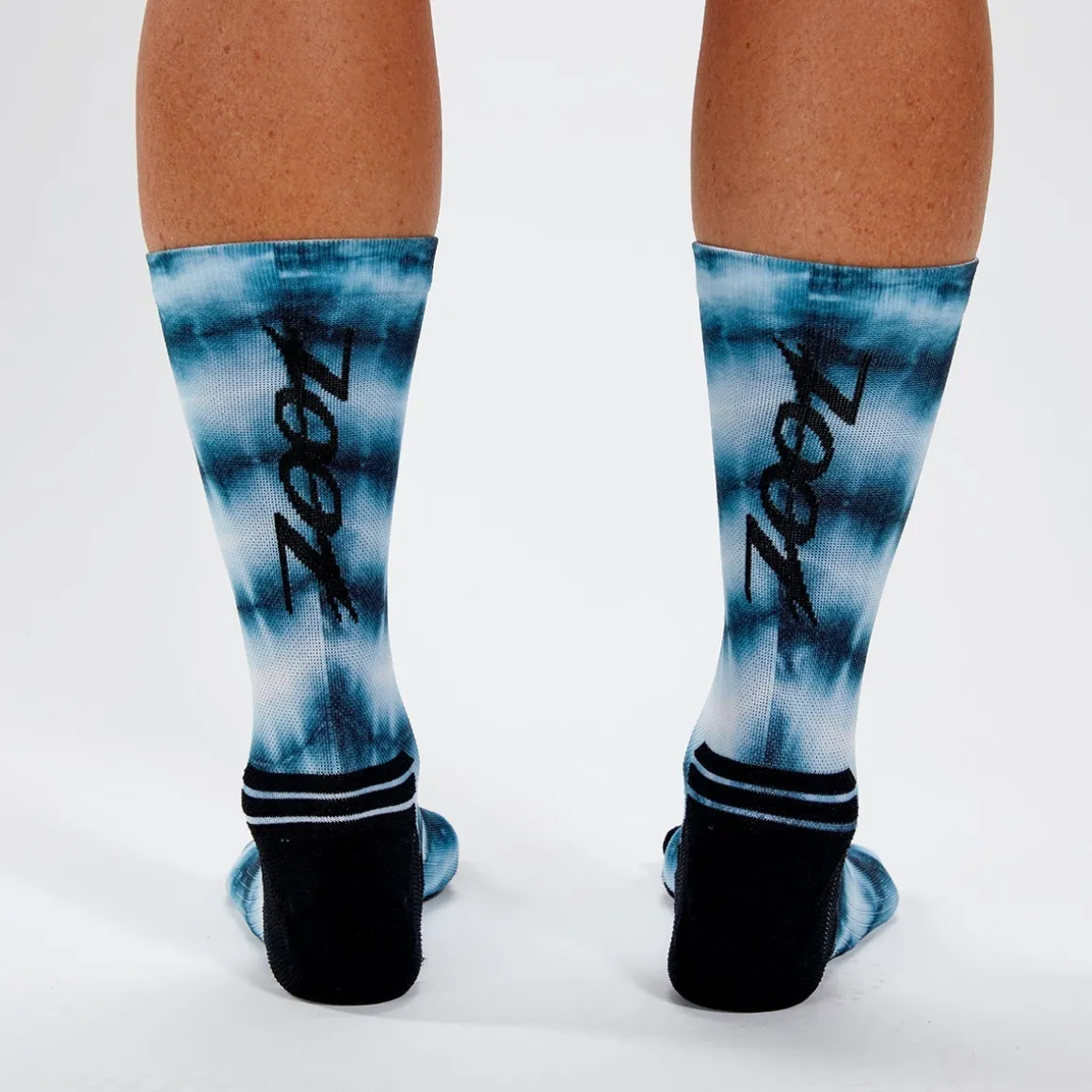 Unisex 6" Sock - Blue Tie Dye