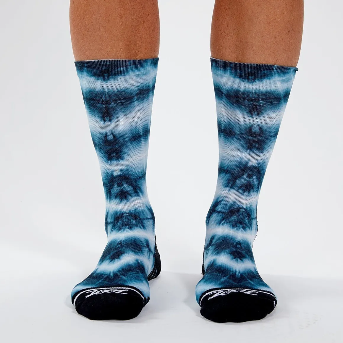 Unisex 6" Sock - Blue Tie Dye