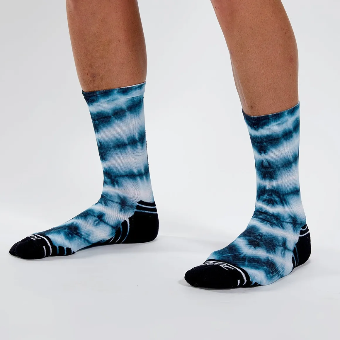 Unisex 6" Sock - Blue Tie Dye