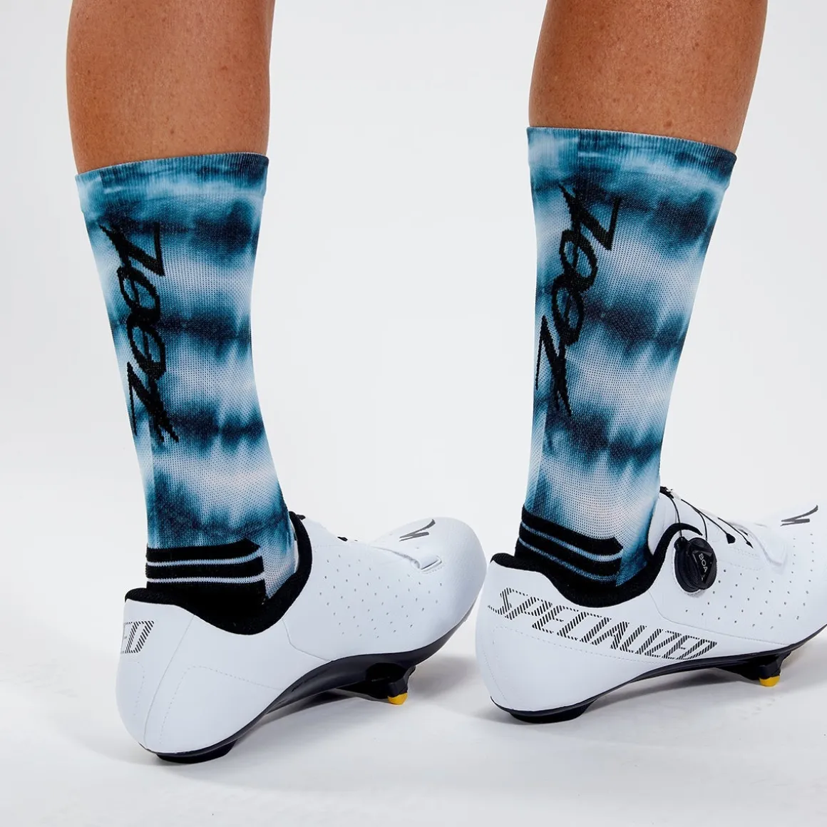 Unisex 6" Sock - Blue Tie Dye