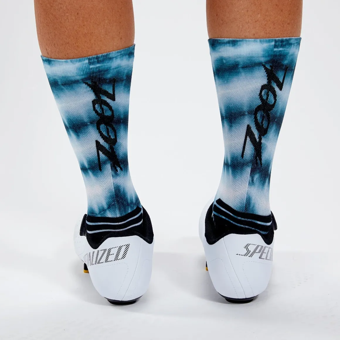 Unisex 6" Sock - Blue Tie Dye