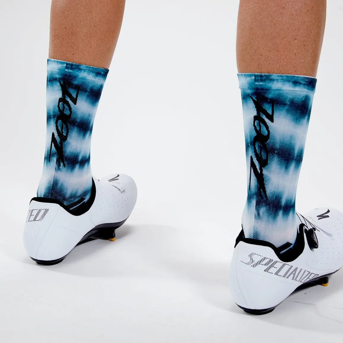 Unisex 6" Sock - Blue Tie Dye