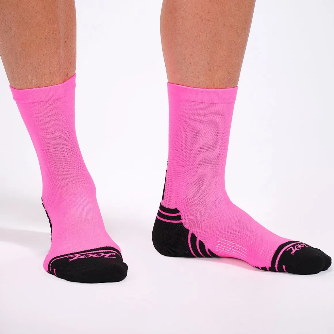 Unisex 6" Sock - Hi Viz Pink