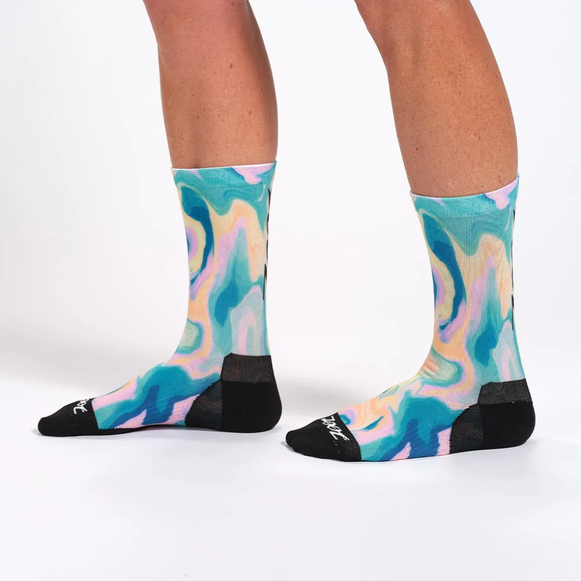 Unisex 6" Sock - Marble
