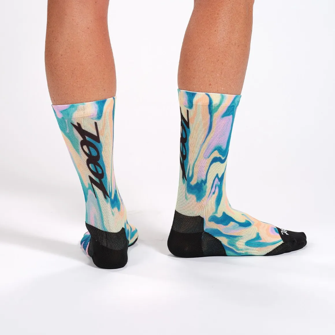 Unisex 6" Sock - Marble