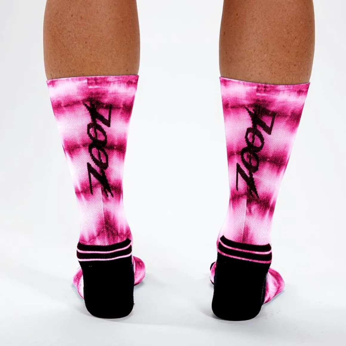 Unisex 6" Sock - Pink Tie Dye