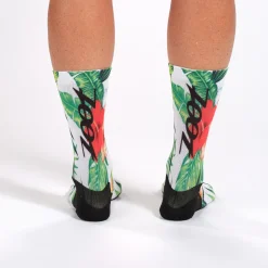 Unisex 6" Sock - White Hawaii