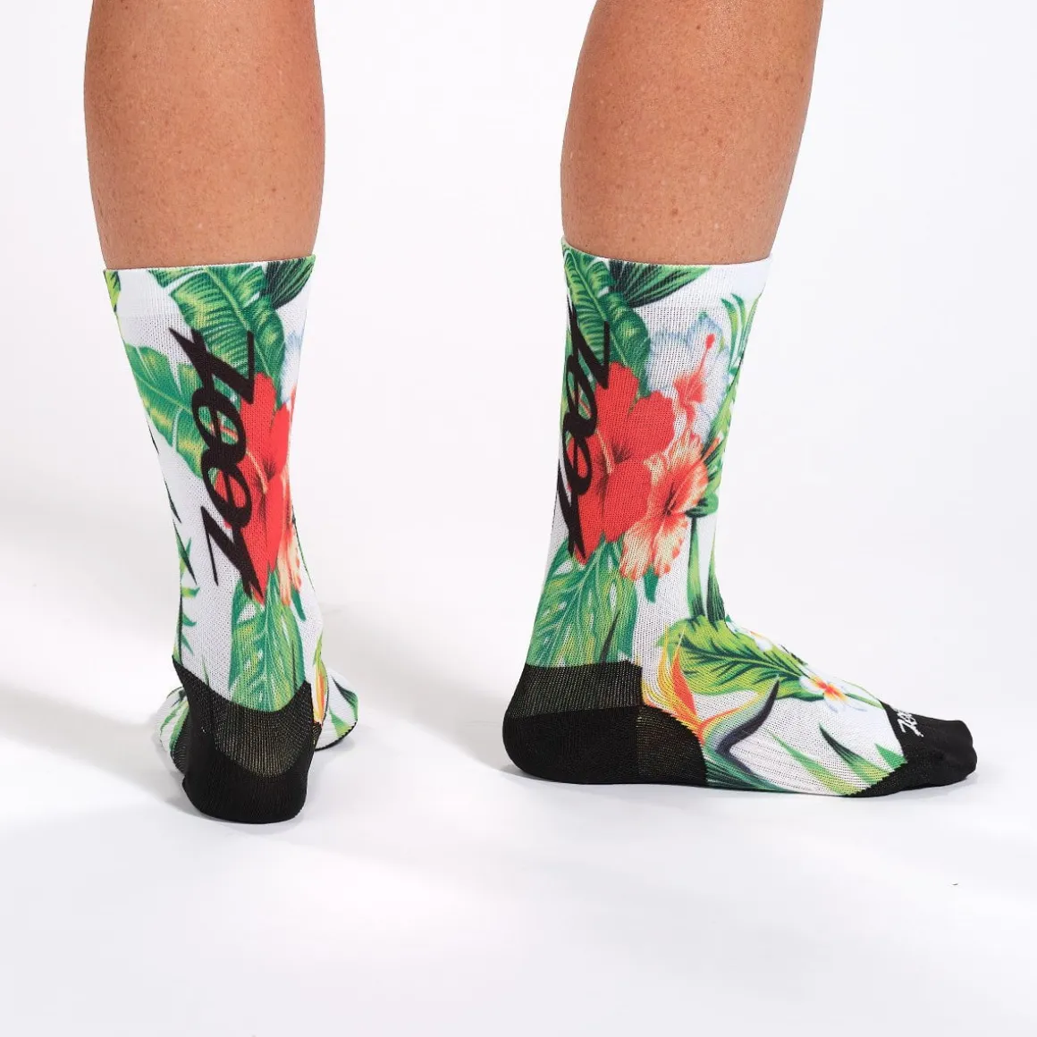 Unisex 6" Sock - White Hawaii