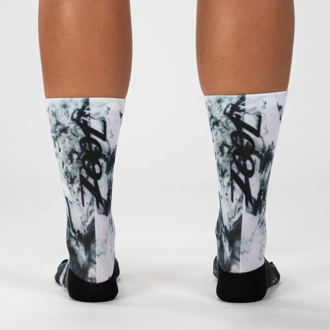 Unisex 6" Sock - White Hot