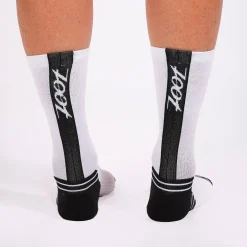 Unisex 6" Sock- White/Black