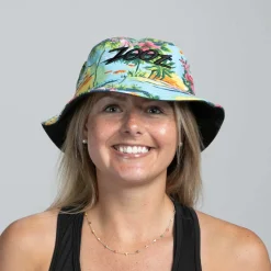 Unisex Bucket Hat - Yellow Floral