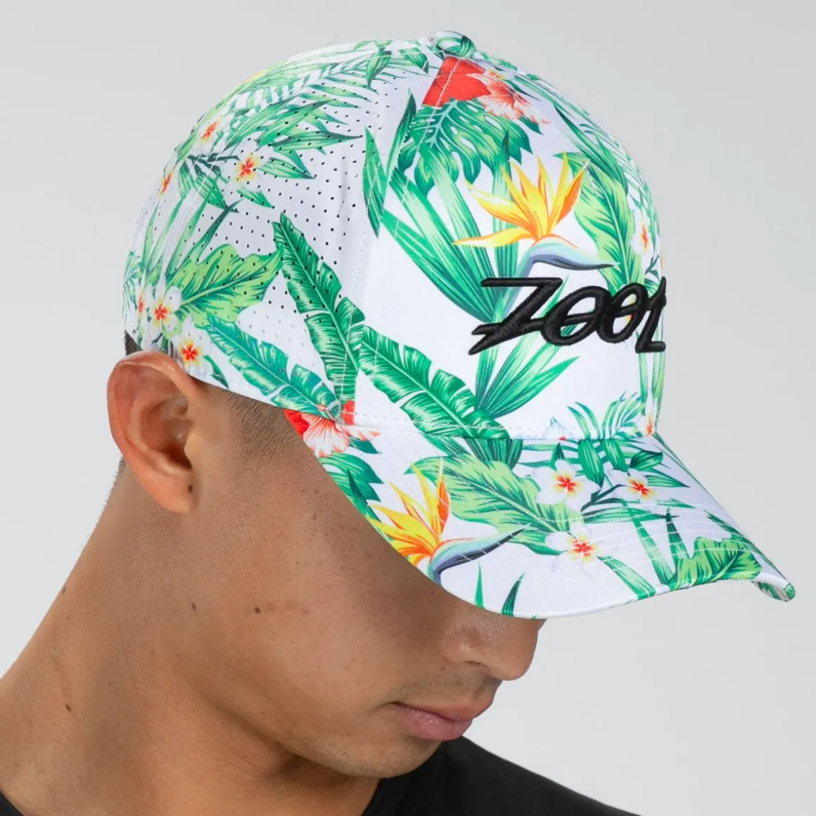Unisex Curved Bill Hat - White Hawaiian