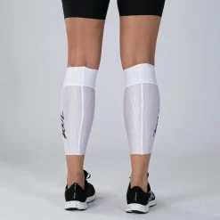 Unisex Elite Aero Calf Sleeves - White