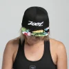 Unisex Flat Bill - Black/Black Floral Bill