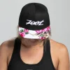 Unisex Flat Bill - Black/Pink Floral Bill