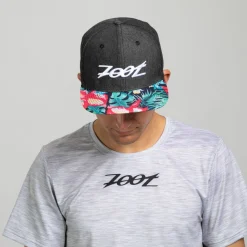 Unisex Flat Bill - Denim/Ginger Floral Bill