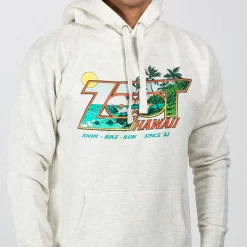 Unisex Hawaii 83' Hoodie - Oatmeal Heather