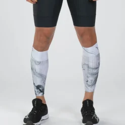 Unisex Ltd Aero Calf Sleeve - White Hot
