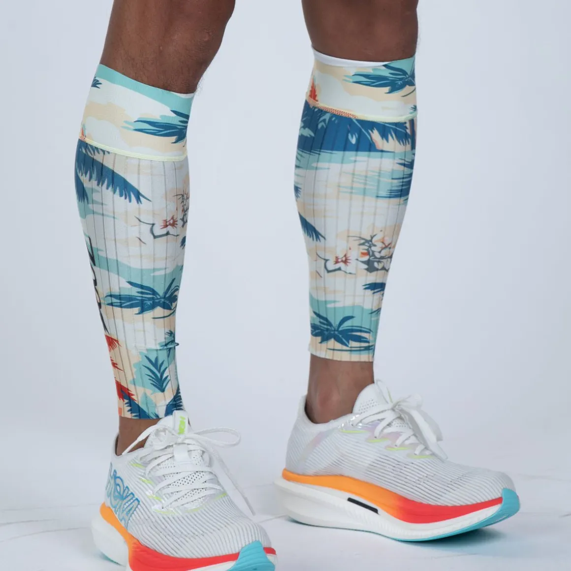Unisex Ltd Calf Sleeves - Vintage Hula