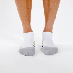 Unisex No Show Medium Cushion Sock - White