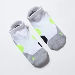 Unisex No Show Medium Cushion Sock - White