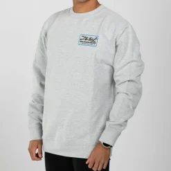 Unisex Shop Badge Crewneck - Grey Heather