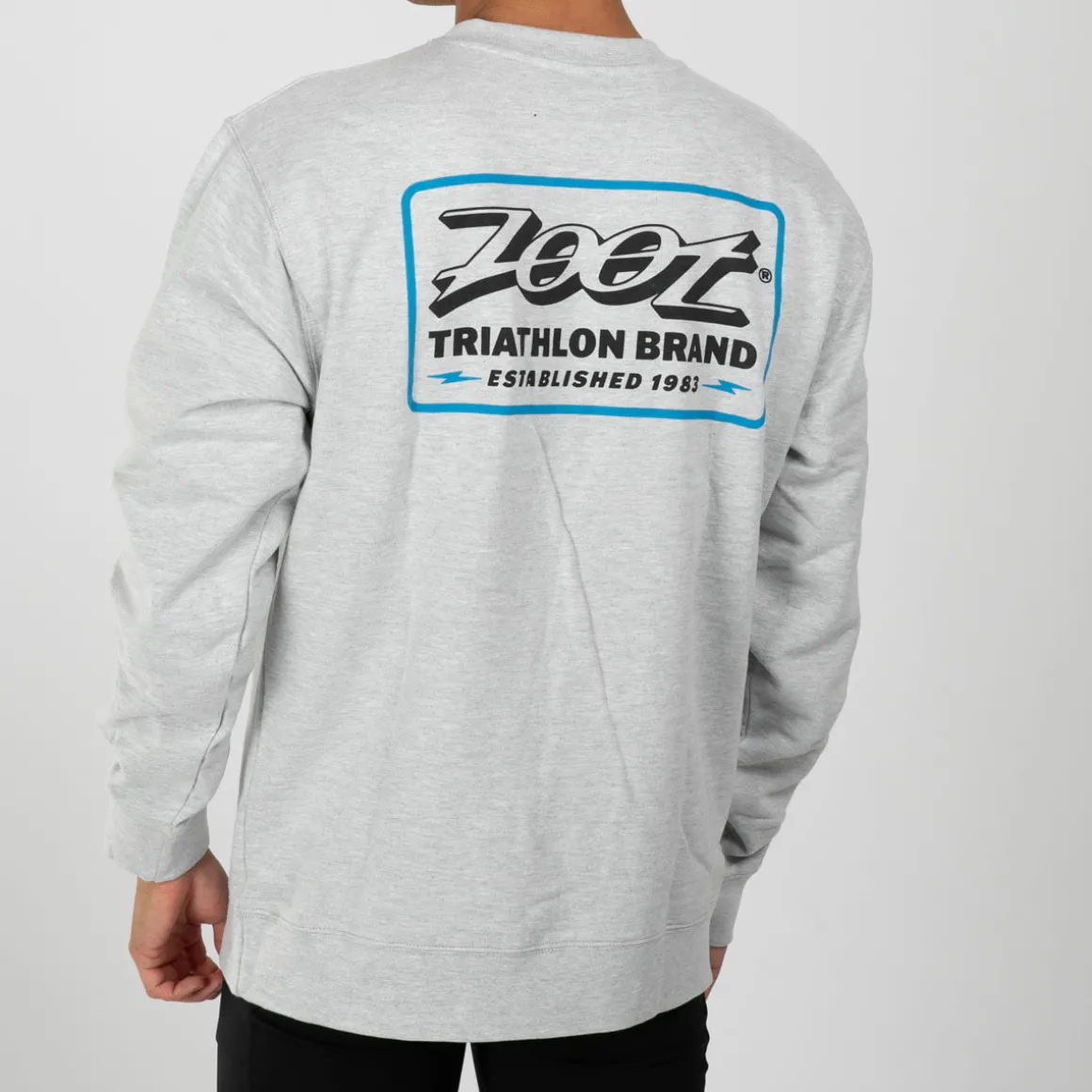 Unisex Shop Badge Crewneck - Grey Heather