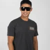 Unisex Shop Badge Tee - Graphite Black