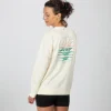 Unisex Sunset Terry Crewneck - Bone