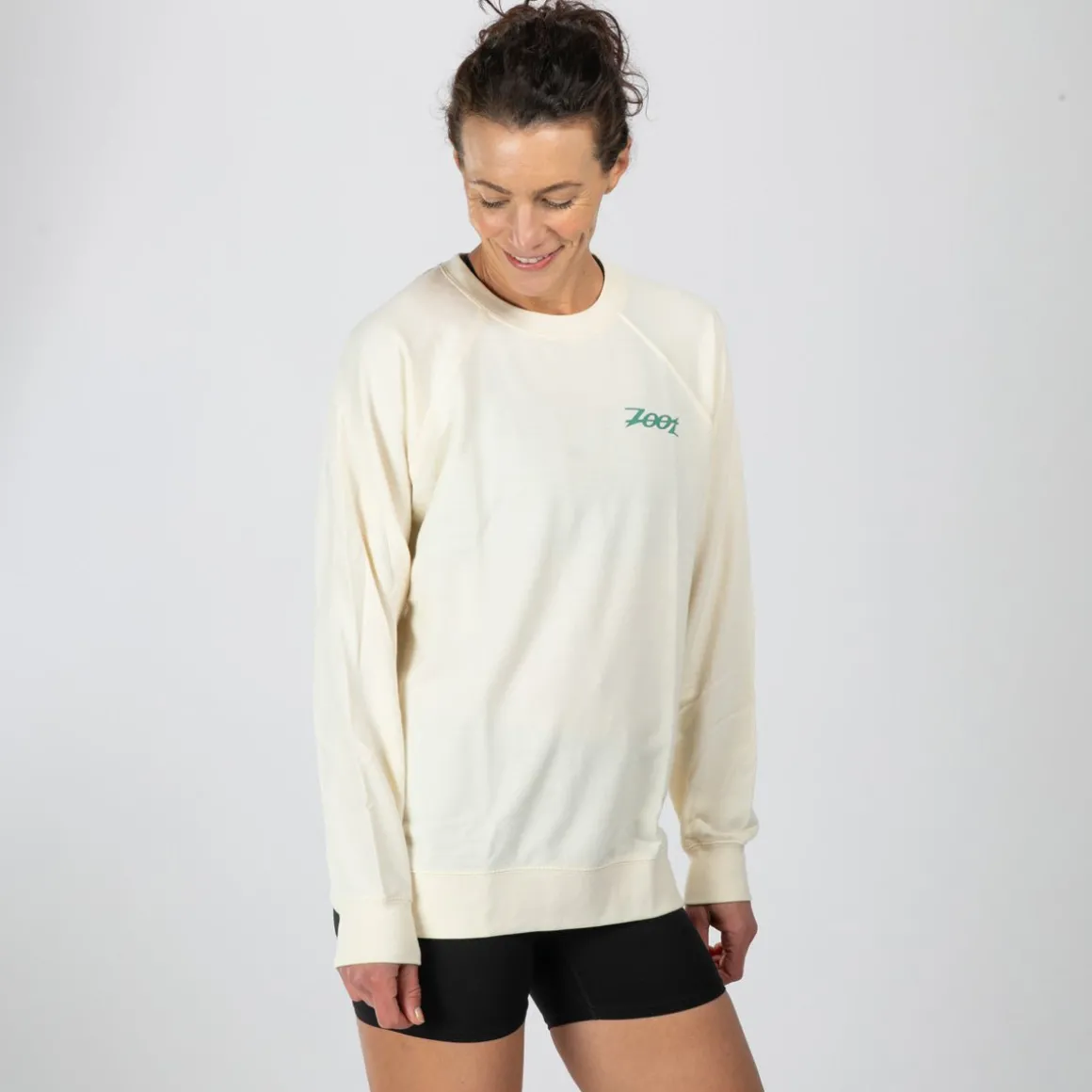 Unisex Sunset Terry Crewneck - Bone