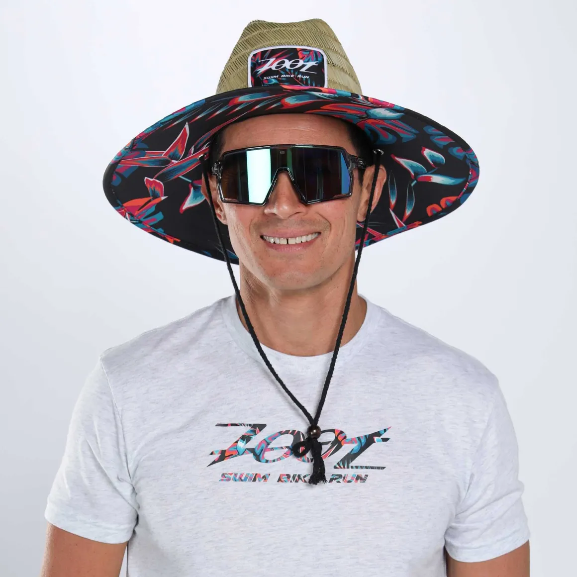 Unisex Sunstop Lifeguards Hat - Straw