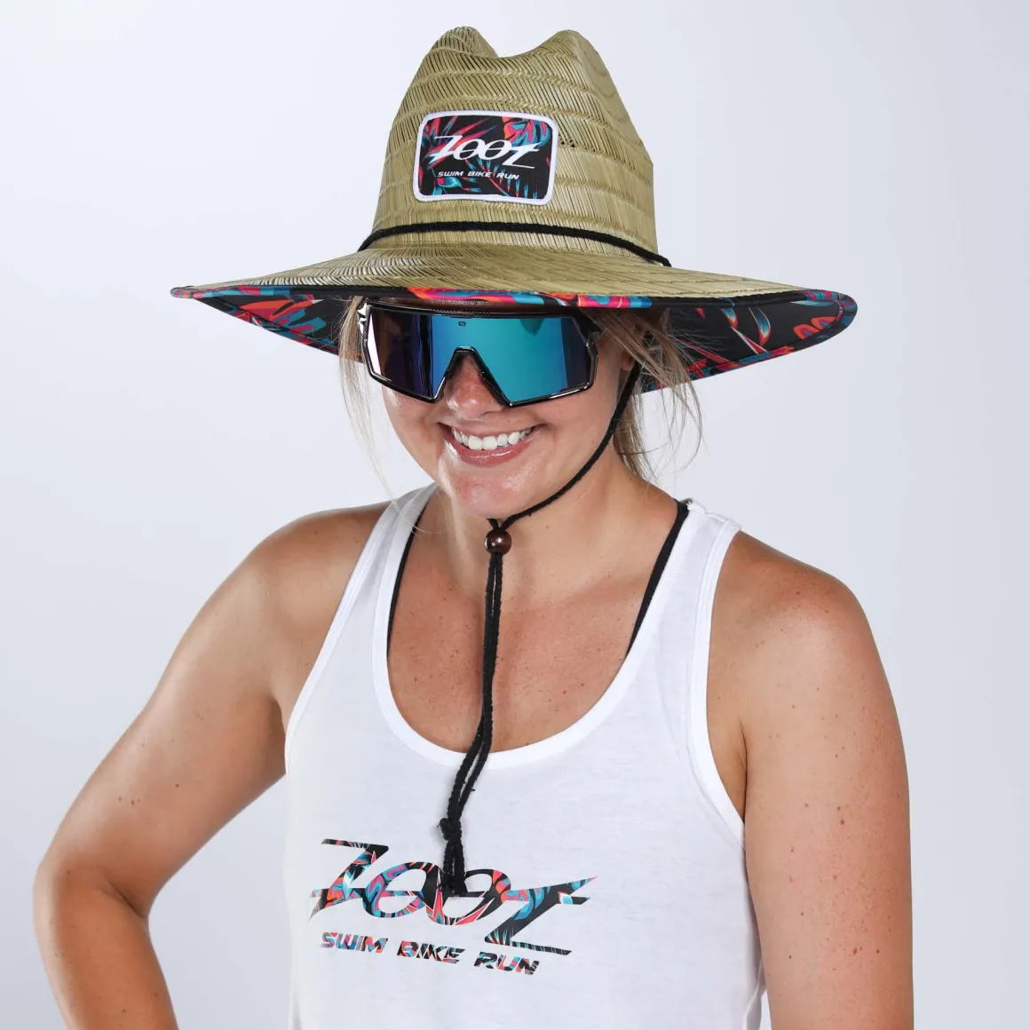 Unisex Sunstop Lifeguards Hat - Straw