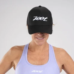 Unisex Tech Curved Bill Hat - Black