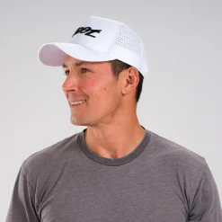 Unisex Tech Curved Bill Hat - White