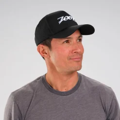 Unisex Tech Curved Bill Hat - Black