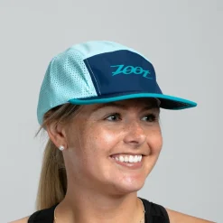 Unisex Tech 5-Panel Hat - Blue Burst