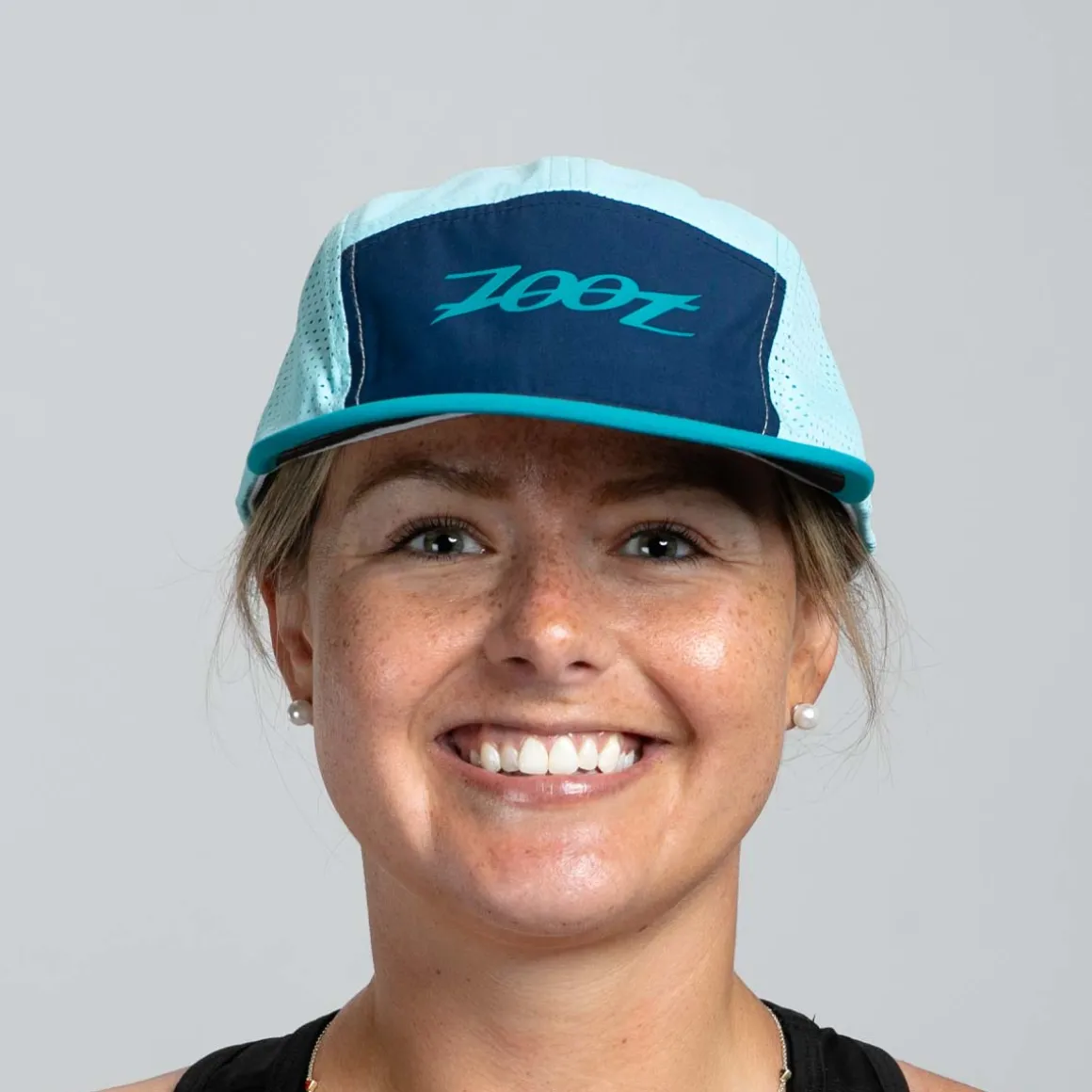 Unisex Tech 5-Panel Hat - Blue Burst