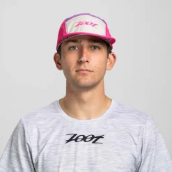 Unisex Tech 5-Panel Hat - Pink Aloha