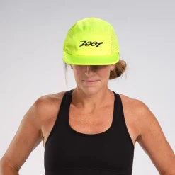Unisex Tech 5-Panel Hat - Safety Yellow