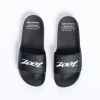 Unisex Transition Slide Sandals - Black/White