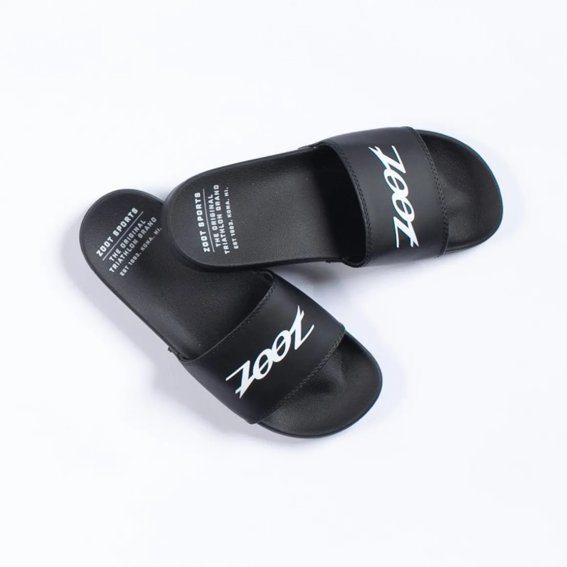 Unisex Transition Slide Sandals - Black/White