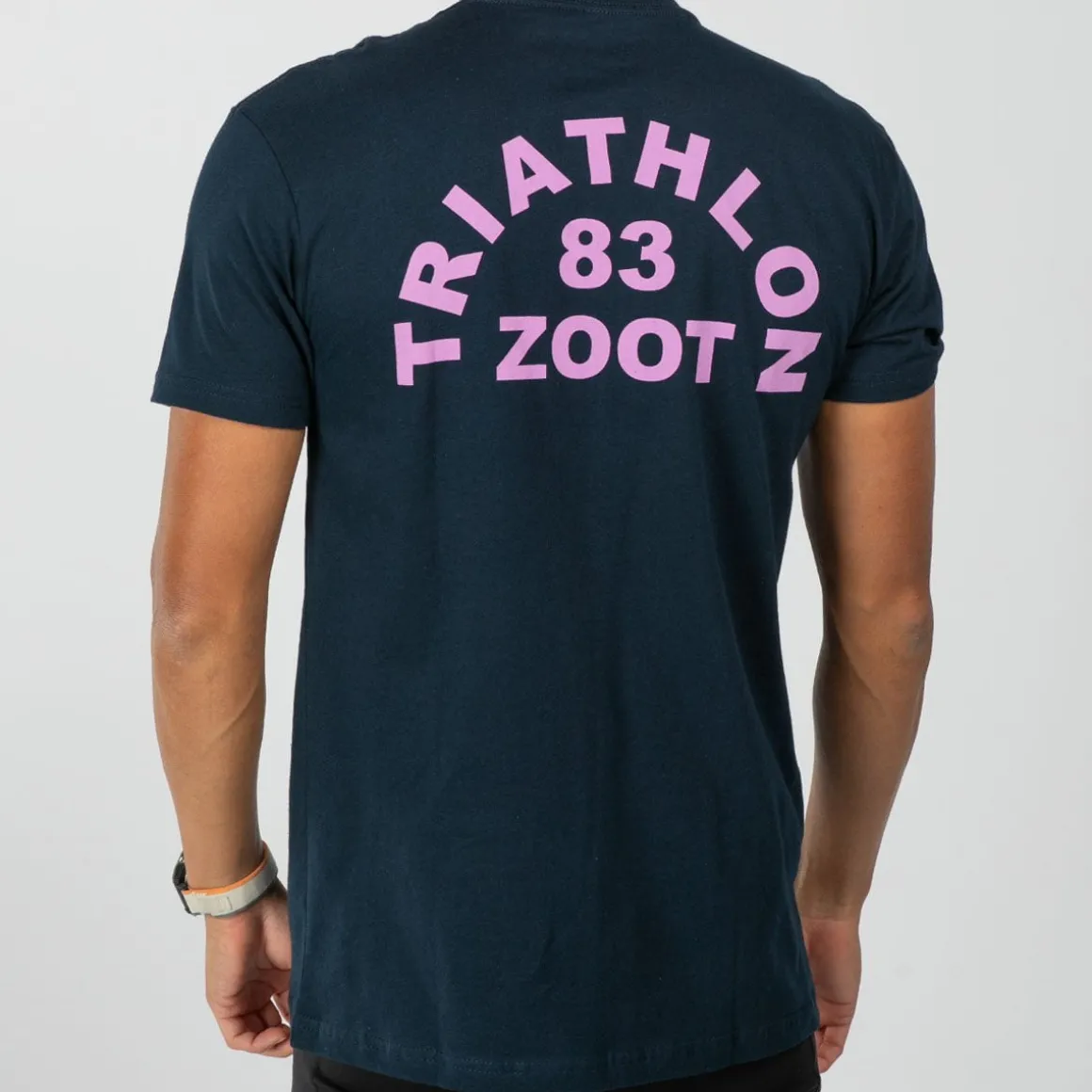 Unisex Triathlon Arch Tee - Midnight Navy