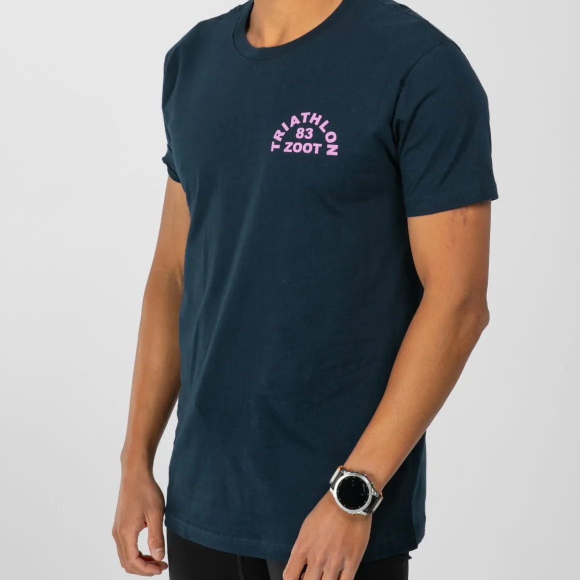 Unisex Triathlon Arch Tee - Midnight Navy
