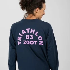 Unisex Triathlon Arch Terry Crewneck - Indigo