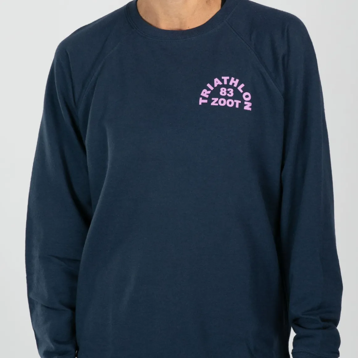 Unisex Triathlon Arch Terry Crewneck - Indigo