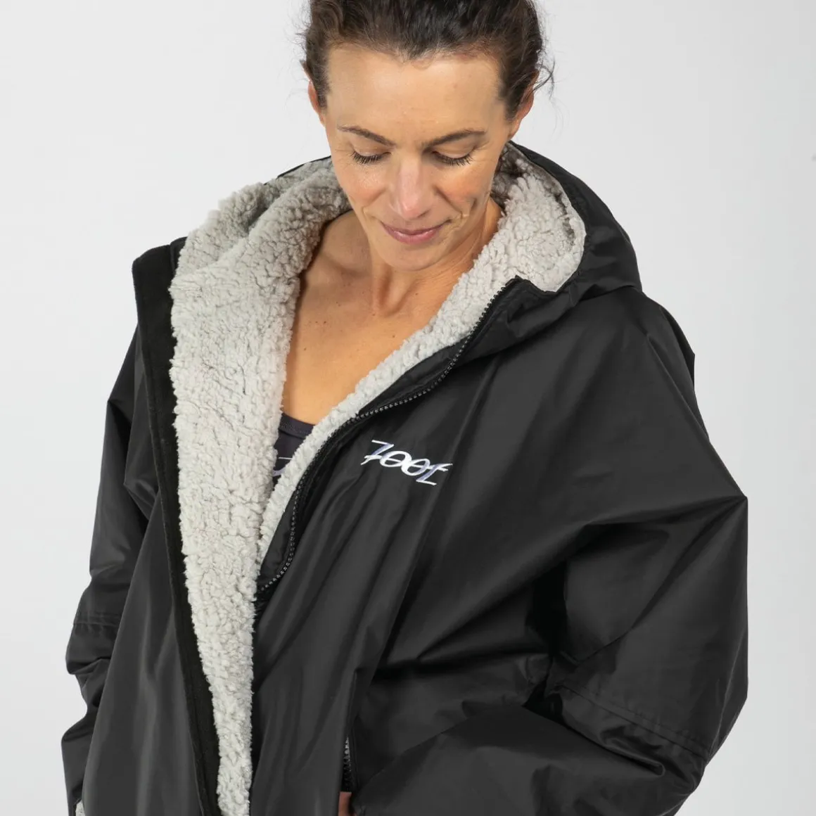 Unisex Ultra Swim Parka - Black
