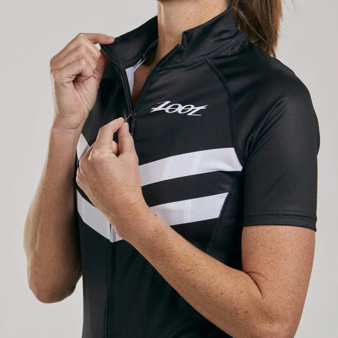 Womens Core+ Cycle Jersey - Black